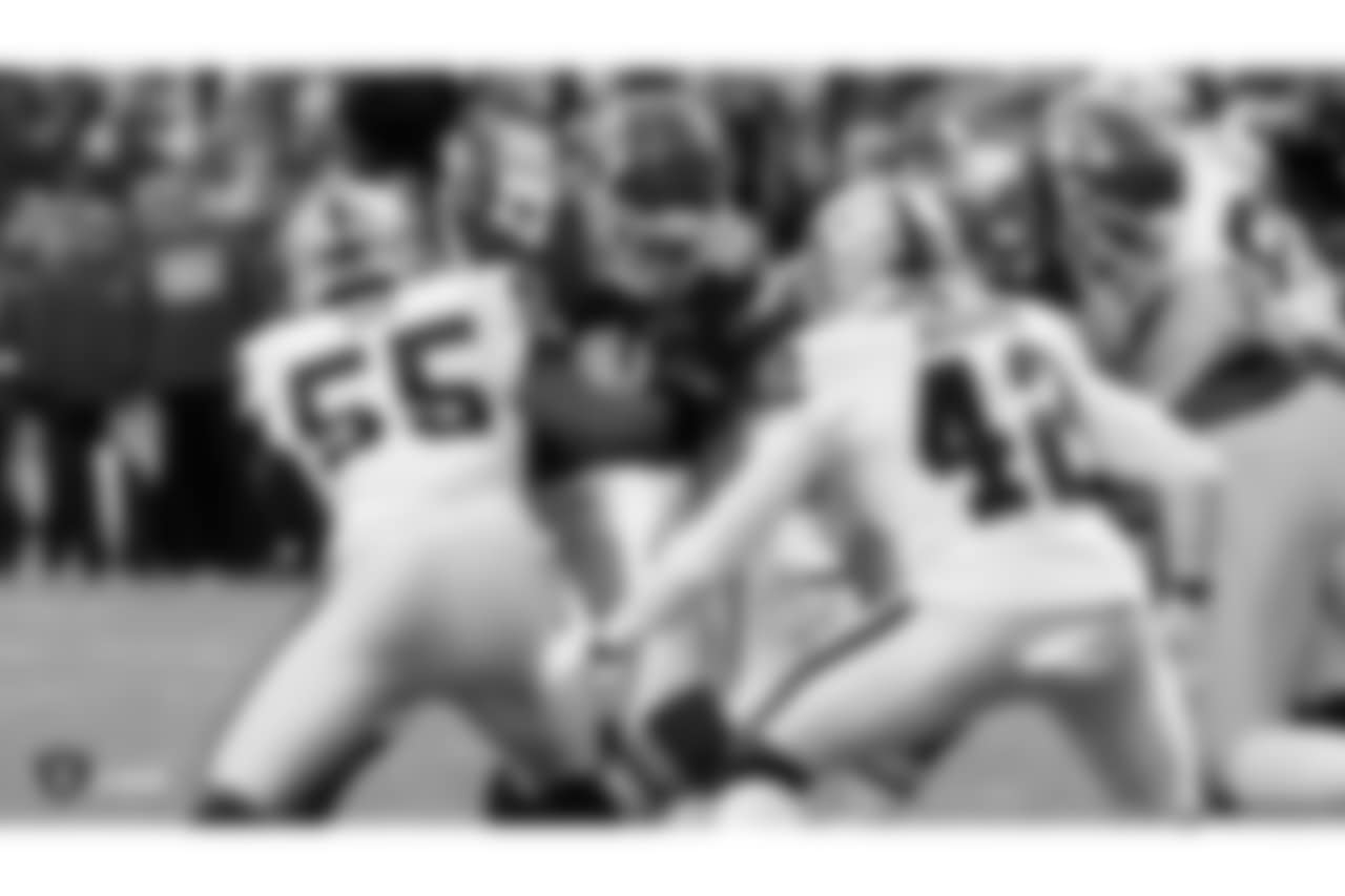 The Oakland Raiders regular season game against the Kansas City Chiefs at Arrowhead Stadium, Sunday, December 30, 2018, in Kansas City, Missouri.