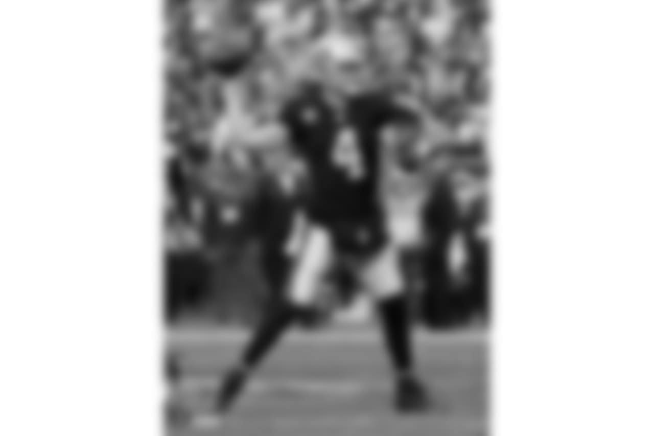 The Oakland Raiders regular season game against the Pittsburgh Steelers at Oakland-Alameda County Coliseum, Sunday, December 9, 2018, in Alameda, California. The Raiders won 24-21.