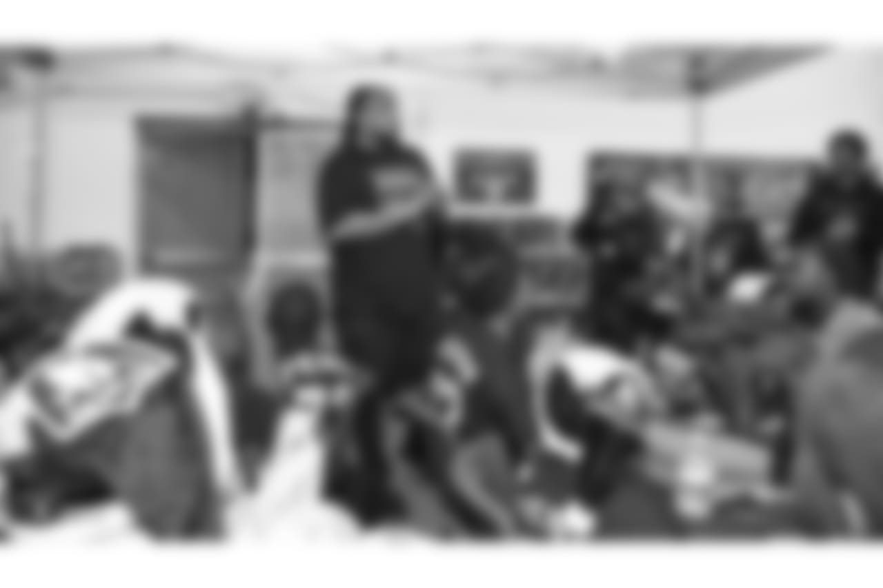 Donald Penn's Shop with a Jock gives 25 kids from the East Oakland Youth Development Center a chance to fulfill their holiday wish list by receiving a $300 Walmart gift card and a chance to go on an shopping spree with Donald Penn at Walmart. Joining Penn are Kelechi Osemele, Cameron Hunt, Brandon Parker, Jamar McGloster, Johnny Townsend, Ryan Yurachek, Darren Waller, Paul Butler and Clinton McDonald.