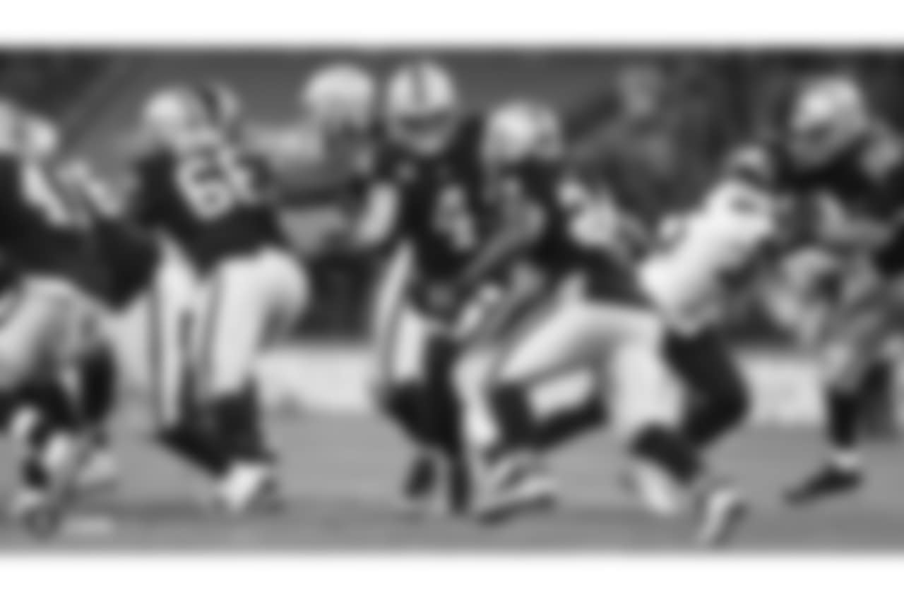 The Oakland Raiders regular season game against the Seattle Seahawks at Wembley Stadium, Sunday, October 14, 2018, in London, England.