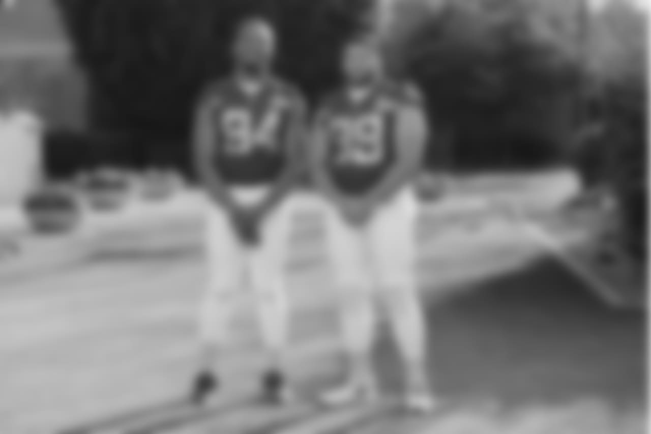 2014 NFL Pro Bowl from the St. Louis Rams, Robert Quinn 94, Aaron Donald 99.