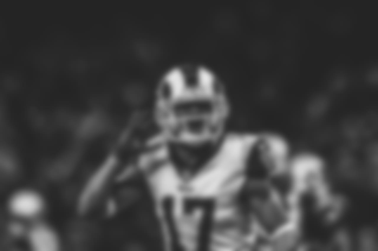 Los Angeles Rams wide receiver Robert Woods (17) during an NFL football game against the XXXX, Sunday, Jan. 20, 2019 in New Orleans. (Ric Tapia/NFL)