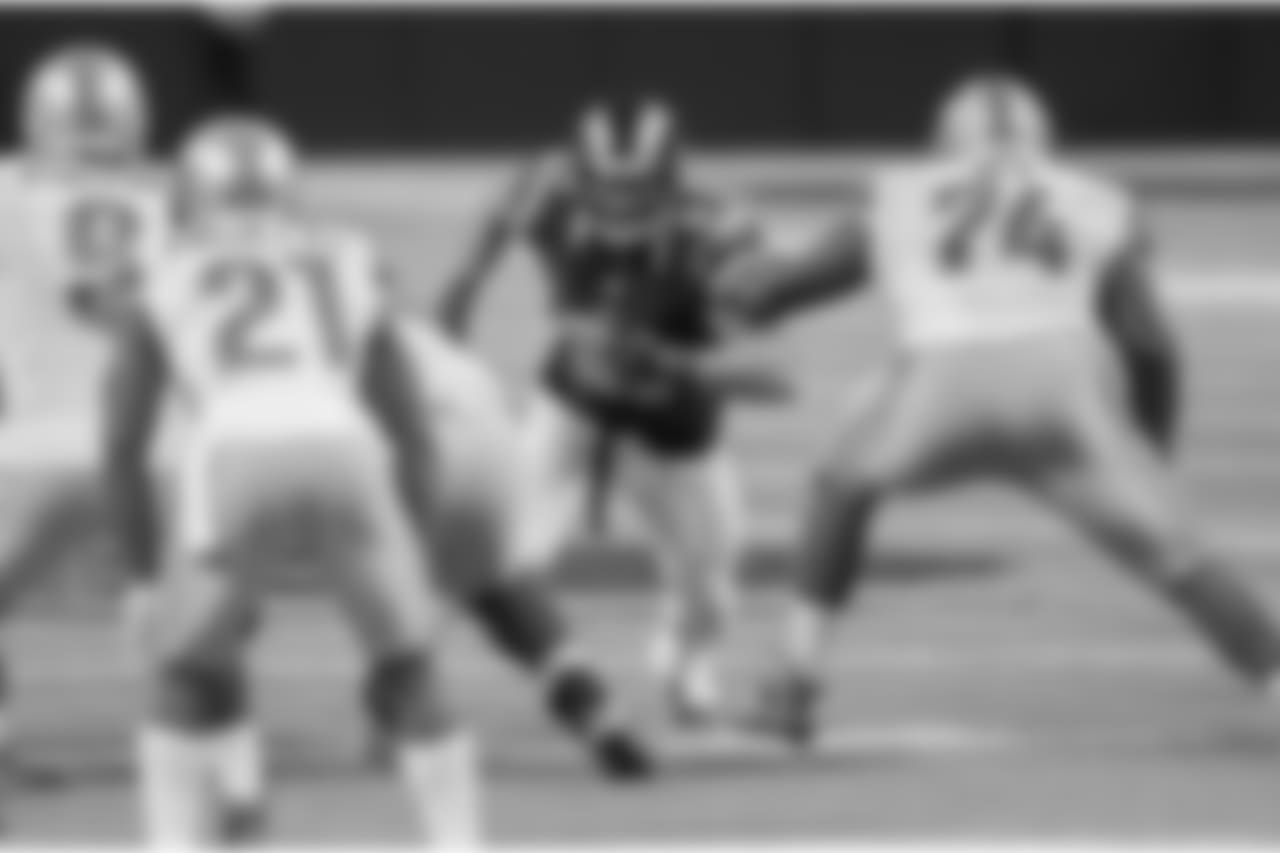 "St. Louis Rams defensive end Chris Long during the game against the Detroit Lions. (Photo by Scott Rovak/St. Louis Rams)"