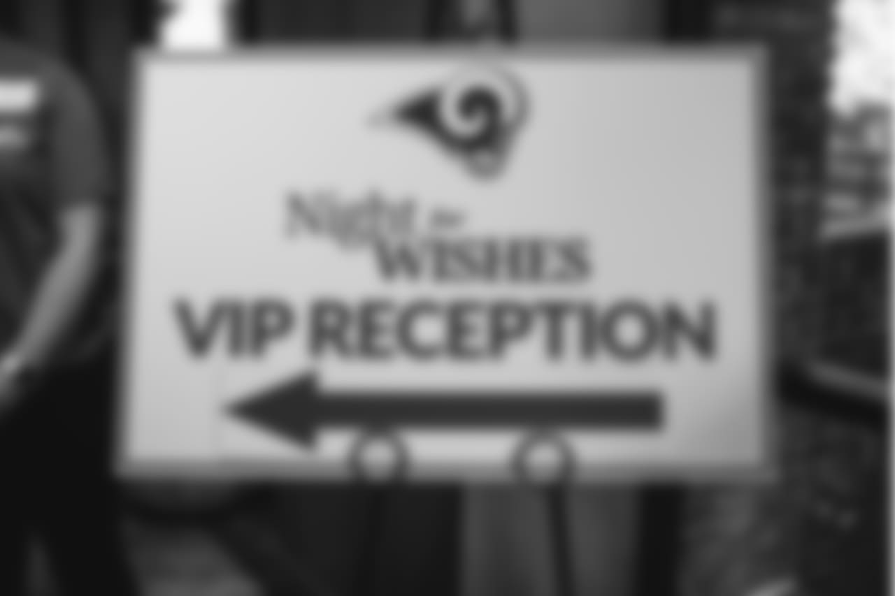 The Los Angeles Rams partner with The Make A Wish Foundation Tri Counties to host a Night for Wishes event at the North Ranch Country Club in Westlake Village, Calif on October 8th, 2018 (Hiro Ueno/Rams).