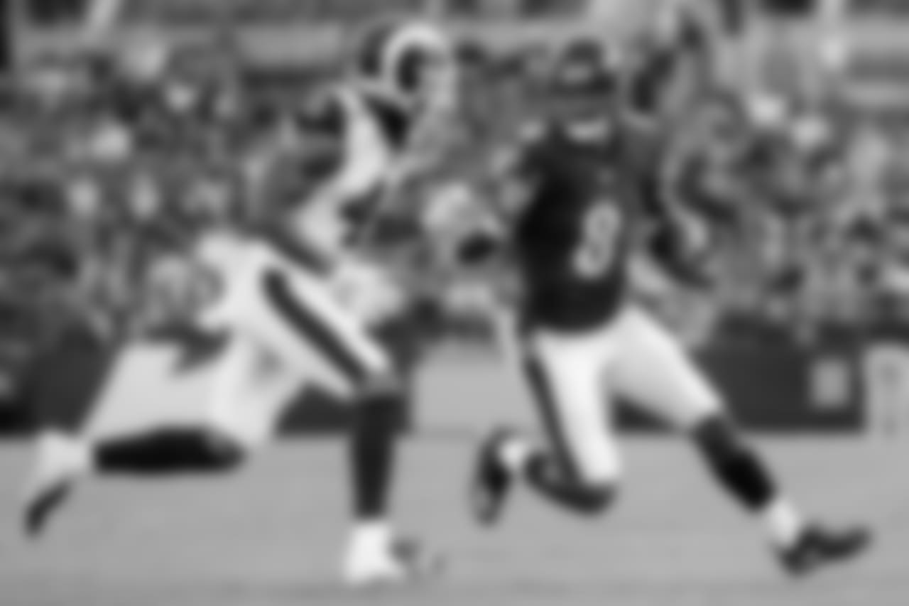 The Baltimore Ravens defeated the Los Angeles Rams by a score of 33-7 at M&T Bank Stadium on August 9, 2018 in Baltimore, MD.