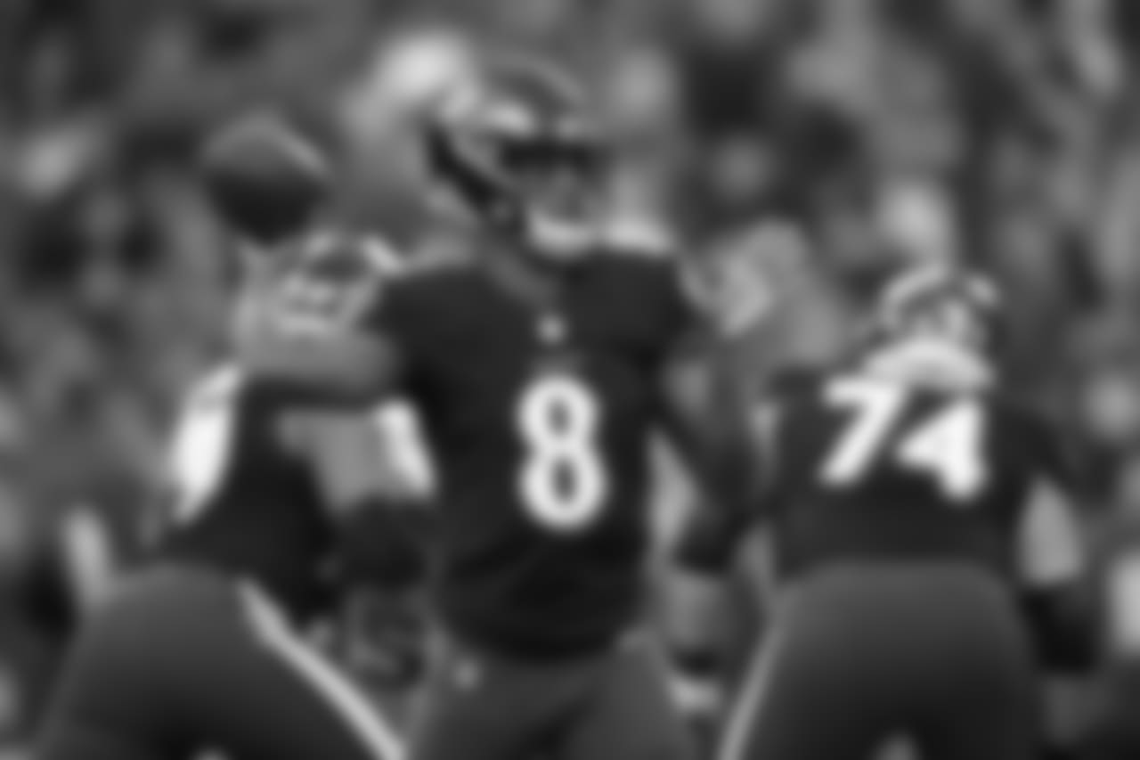 Baltimore Ravens quarterback Lamar Jackson throws a pass in the first half of an NFL football game against the Cleveland Browns, Sunday, Dec. 30, 2018, in Baltimore. (AP Photo/Nick Wass)