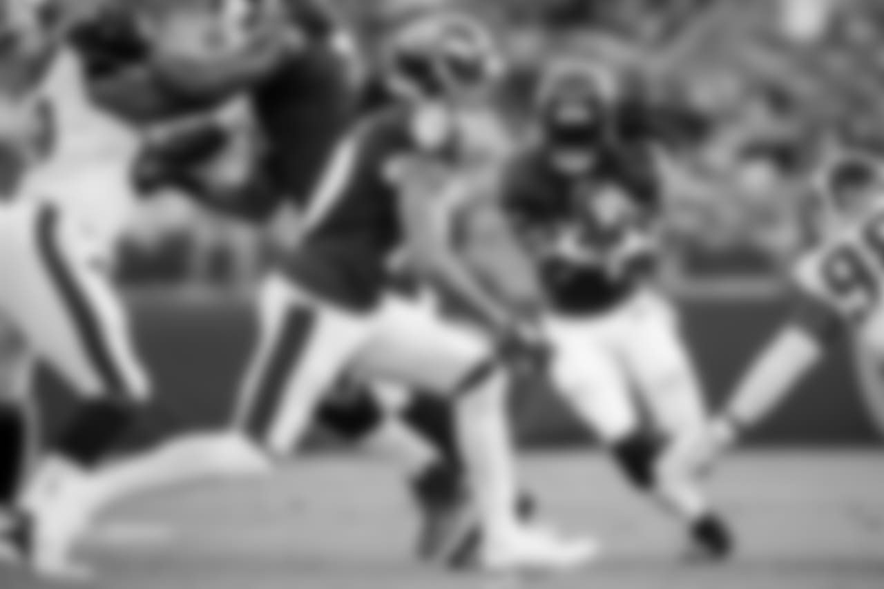 The Baltimore Ravens defeated the Los Angeles Rams by a score of 33-7 at M&T Bank Stadium on August 9, 2018 in Baltimore, MD.