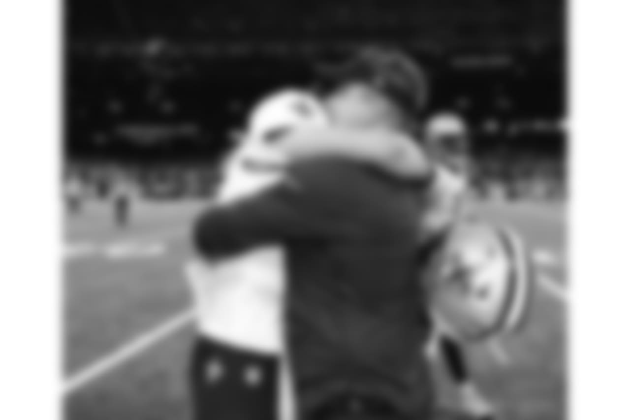 **Saints Head Coach Sean Payton**
“My hair has gotten a little grayer, and he has lost some of his, but that's about all that has changed."