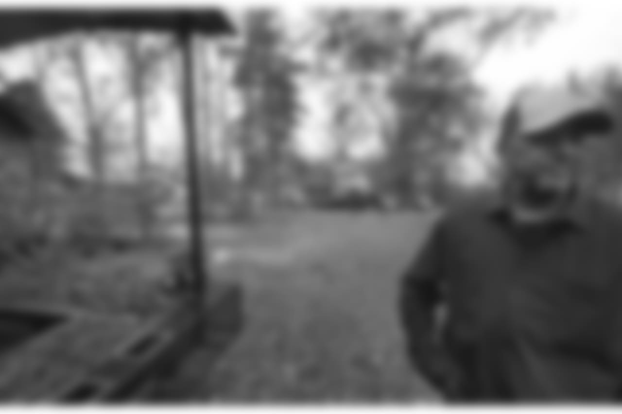 Robert Hathorne is the uncle of Saints linebacker Demario Davis. Demario spent his childhood years living here at his grandparent's home (and here across the street in a second family home) in Collins, Mississippi - shooting hoops in the side yard and learning the basics of football in the street with his cousins.
Photographed Thursday, December 13, 2018.
