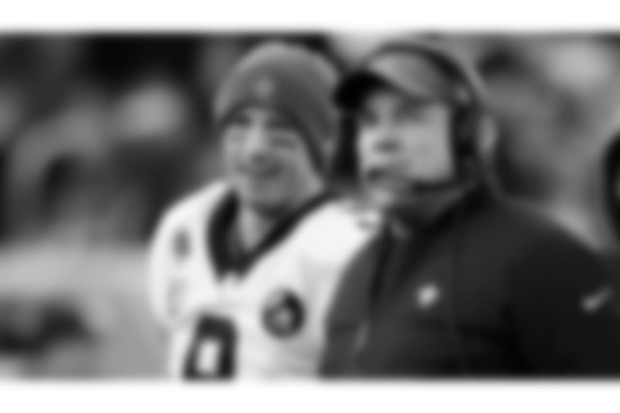 **Saints Head Coach Sean Payton**
“He’s pretty good at remembering plays, very good at it. And I’ll be able to recall—hey, do you remember when we did this?” Those things come up, and that bank of history is important. It makes it easier—‘Yeah, yeah, I know what you’re talking about.’ … It might even be a situation where we’re trying to draw someone offsides. There’s just a constant communication, a constant thinking, a constant preparation to win, to win, to win.”