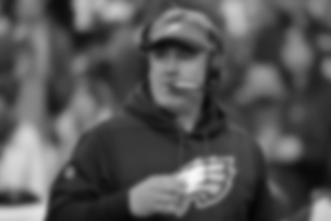 Philadelphia Eagles head coach Doug Pederson stands on the sideline prior to an NFL football game against the Washington Redskins, Sunday, Dec. 30, 2018, in Landover, Md. (AP Photo/Mark Tenally)