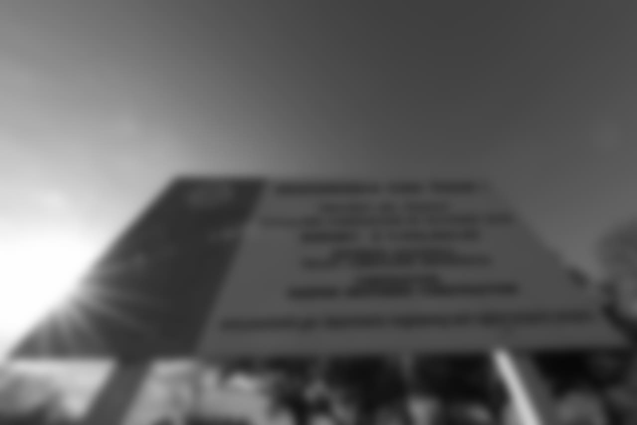 A general view of the Independence Park under construction sign is seen in the hometown of New Orleans Saints punter Thomas Morstead in Pearland, Texas.