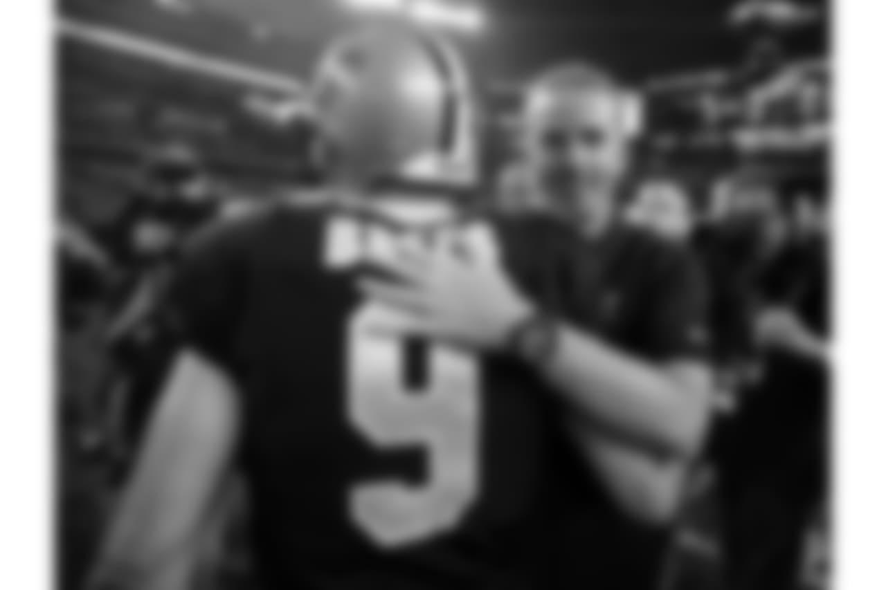 **Jason Garrett, Dallas Cowboys Coach**
“He’s a very rare player. Obviously, his production and statistics speak for themselves, but he is going to go down as one of the all-time great players in this league and he just has such a command of the position. He has tremendous ability. His athleticism and his ability to throw the ball anywhere on the field. He is smart, he is instinctive, he has got an incredible feel for the game. His accuracy at all three levels of the defense is off the charts.”