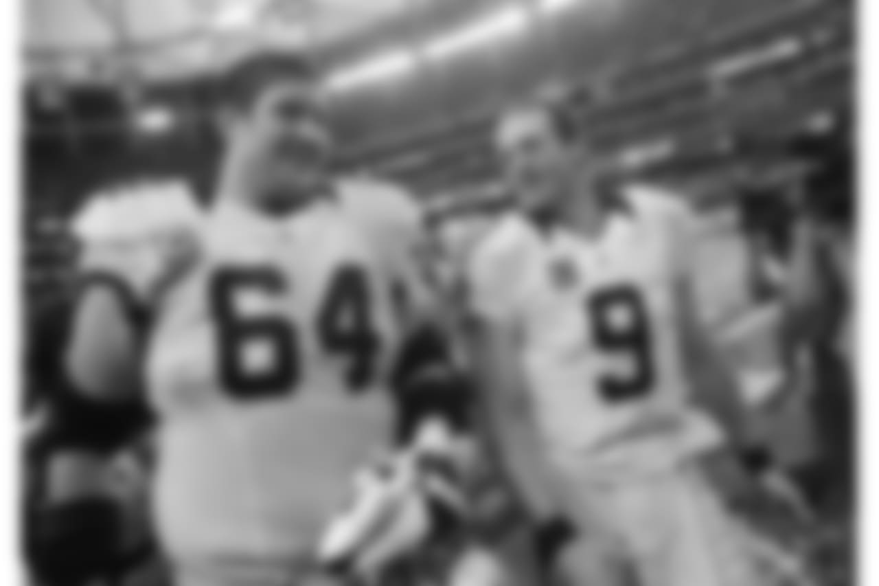 **Zach Strief, former Saints teammate**
“Drew Brees has been the single greatest motivation for me as a player. Every day I would walk into the building and pass Drew watching film. Every Thursday I would send him pictures of the menu so we could order his dinner, since his work day ended four hours after ours. …. My greatest drive as a player was not to let you down.”