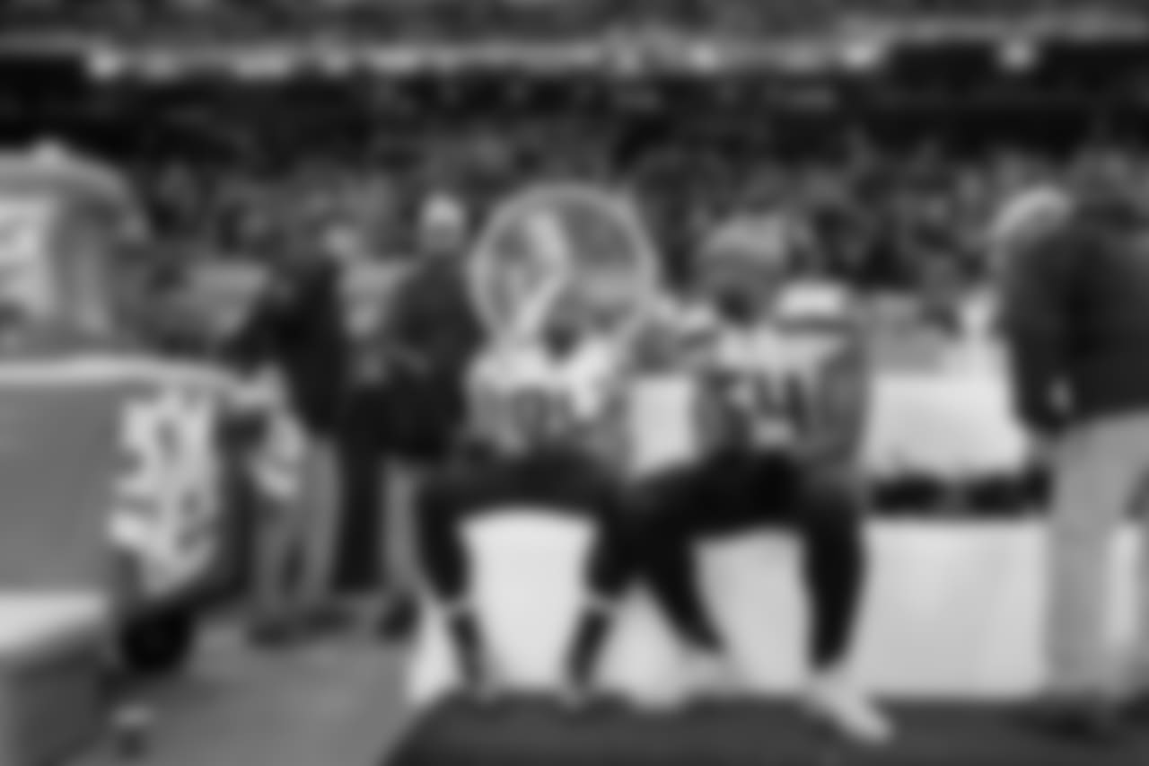 The stadium clock reads 0:00, but the Seahawks Doug Baldwin and Bobby Wagner waited on the bench as the 49ers kicked an extra point with no time remaining in Seattle's 24-13 victory.