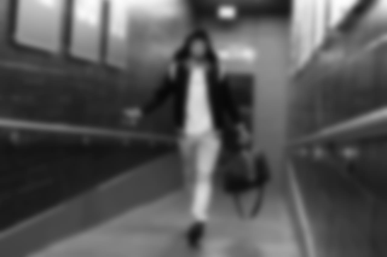 Safety Bradley McDougald makes his way up the hallway leading to the players locker room at CenturyLink Field before the game.