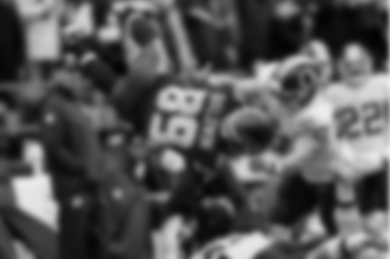Seattle's Doug Baldwin flips upside down after a reception in the second quarter.