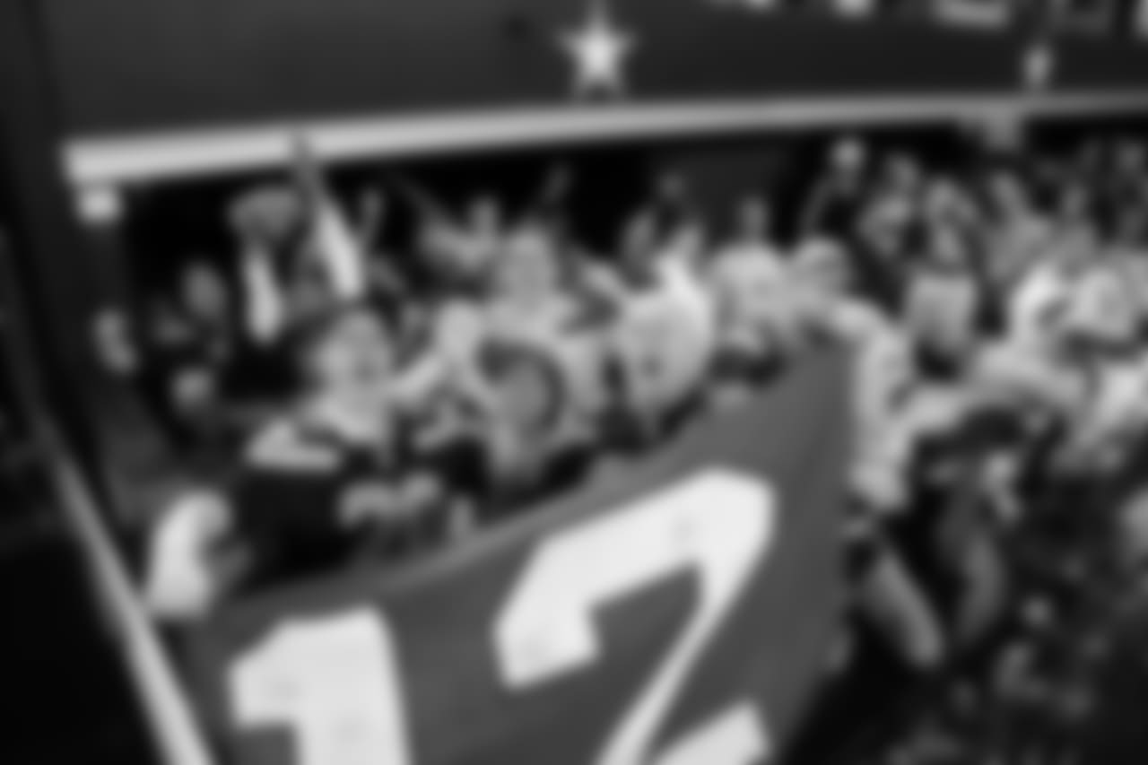 12s were loud and proud at the stadium for the wild-card playoff game.
