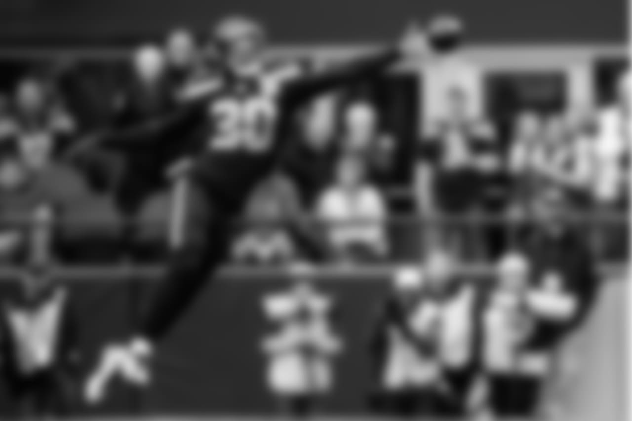 Seahawks safety Bradley McDougland flies to deflect a pass in the third quarter.