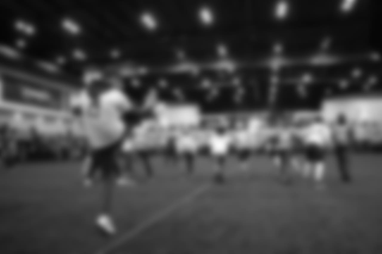 Seattle Seahawks punter Michael Dickson (4) is seen during practice for the 2019 Pro Bowl, Thursday, Jan. 24, 2019 in Orlando, Fla. (Ben Liebenberg/NFL)