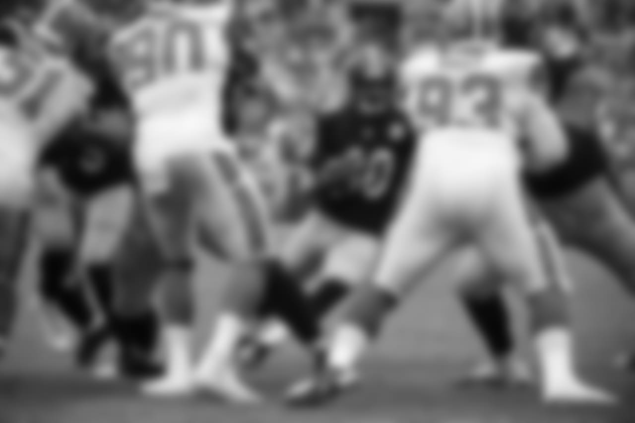 A 2018 Regular Season game between the Pittsburgh Steelers and the Cleveland Browns on Sunday, September 9, 2018. The Steelers and the Browns tied in OT 21-21.