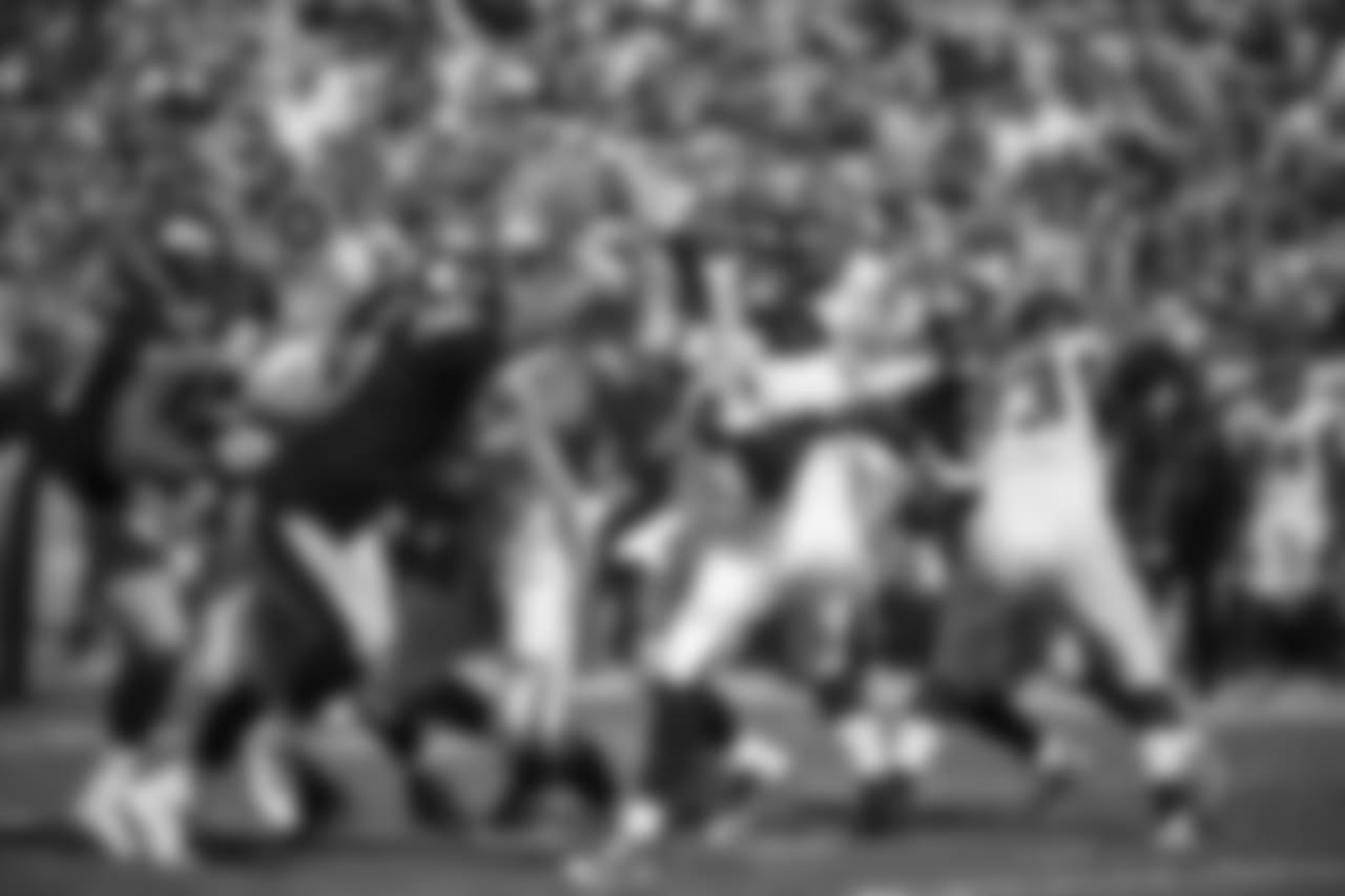 A 2018 Regular Season game between the Pittsburgh Steelers and the Atlanta Falcons on October 7, 2018. The Steelers defeated the Falcons 41-17.