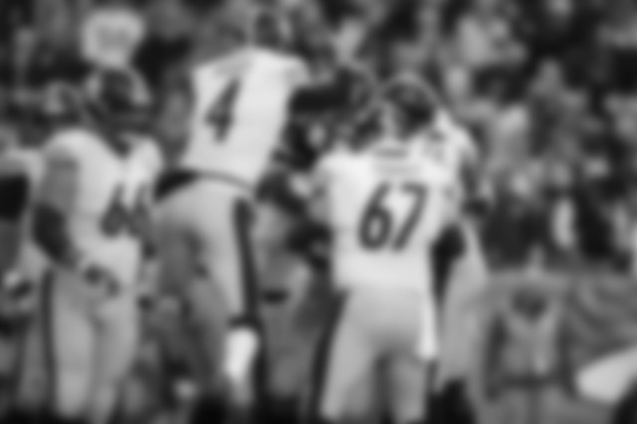 A 2018 Regular Season game between the Pittsburgh Steelers and the Denver Broncos on Sunday, November 25, 2018. The Broncos defeated the Steelers 24-17.