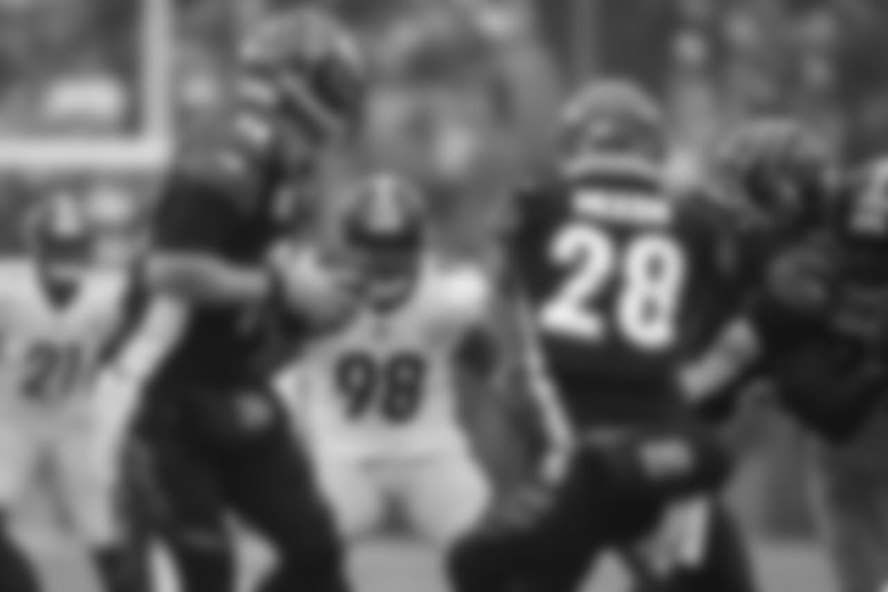 A 2018 Regular Season game between the Pittsburgh Steelers and the Cincinnati Bengals on Sunday, October 14, 2018. The Steelers defeated the Bengals 28-21.
