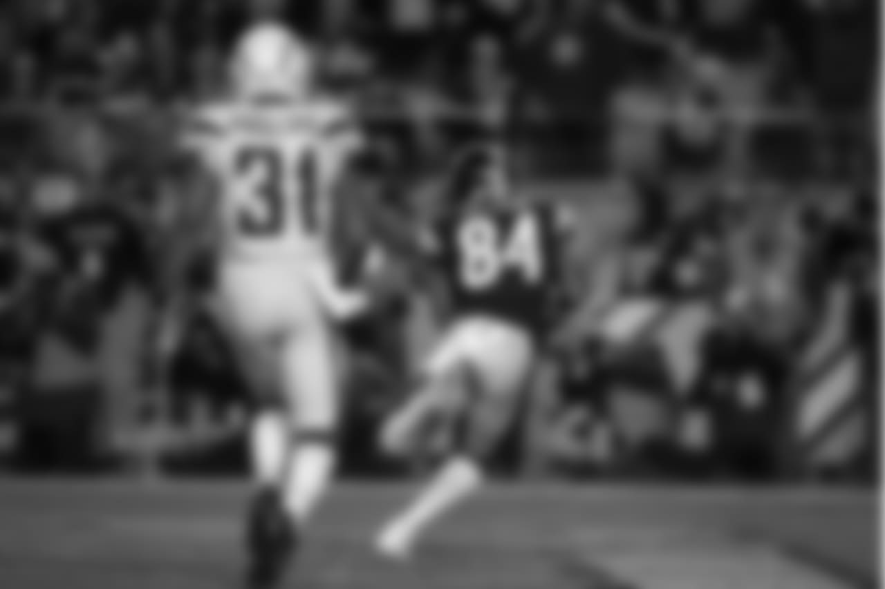 A 2018 Regular Season game between the Pittsburgh Steelers and the Los Angeles Chargers on December 2, 2018. The Chargers defeated the Steelers 33-30.