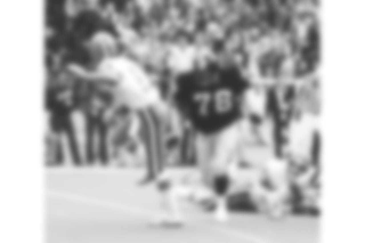 9\. Dwight White (71-80) - 46 career QB sacks.