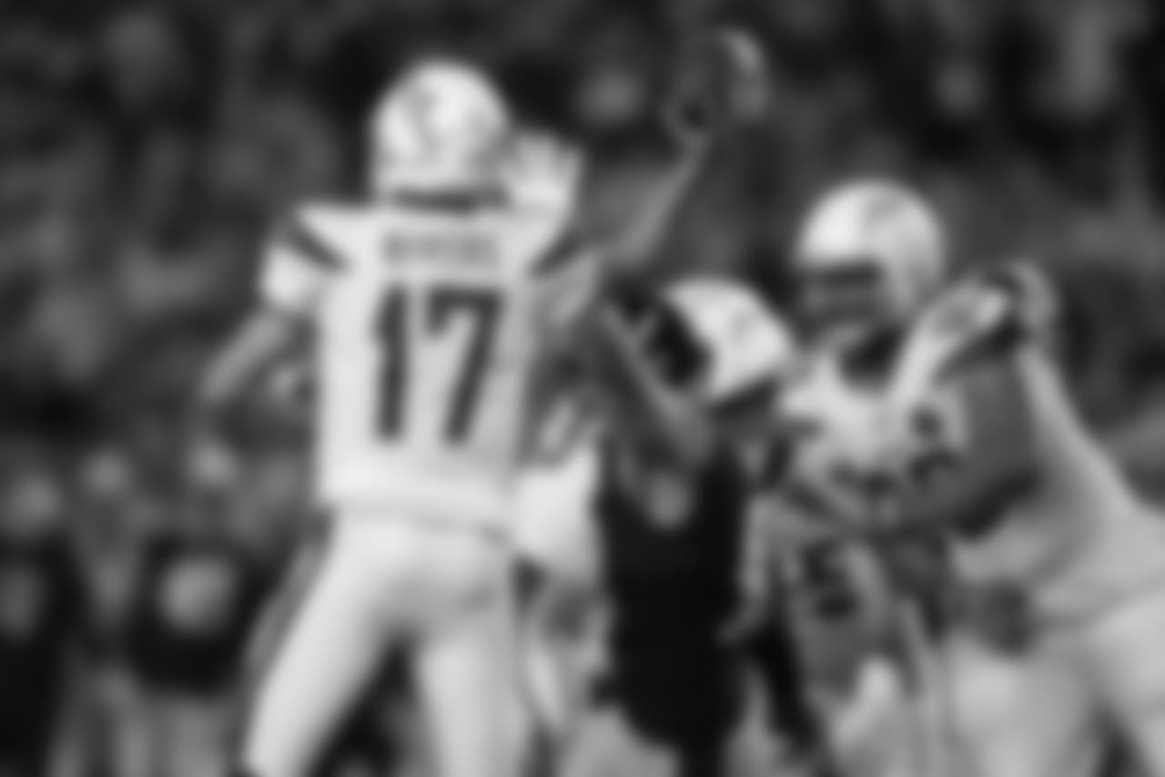 A 2018 Regular Season game between the Pittsburgh Steelers and the Los Angeles Chargers on December 2, 2018. The Chargers defeated the Steelers 33-30.