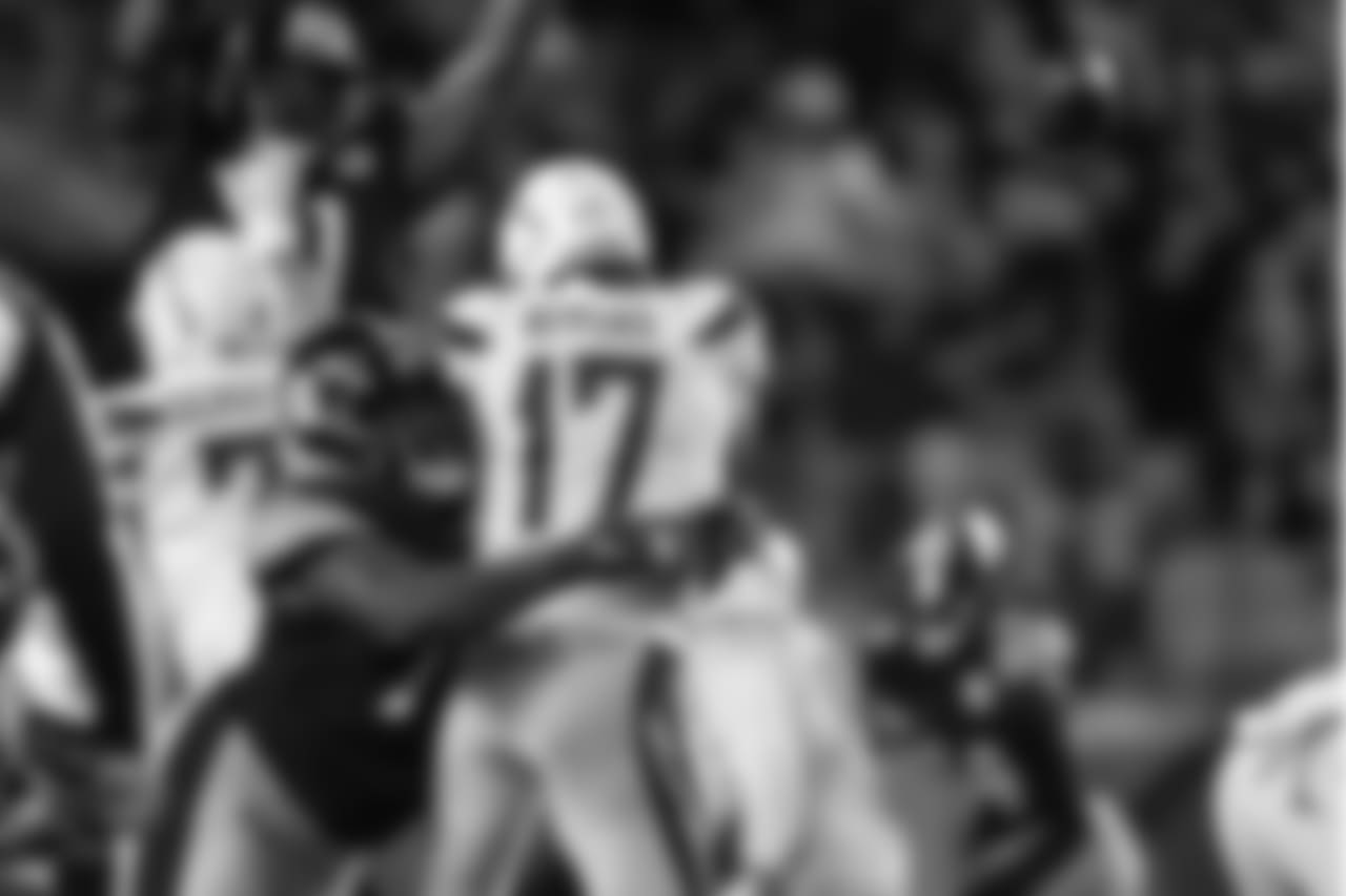 A 2018 Regular Season game between the Pittsburgh Steelers and the Los Angeles Chargers on December 2, 2018. The Chargers defeated the Steelers 33-30.