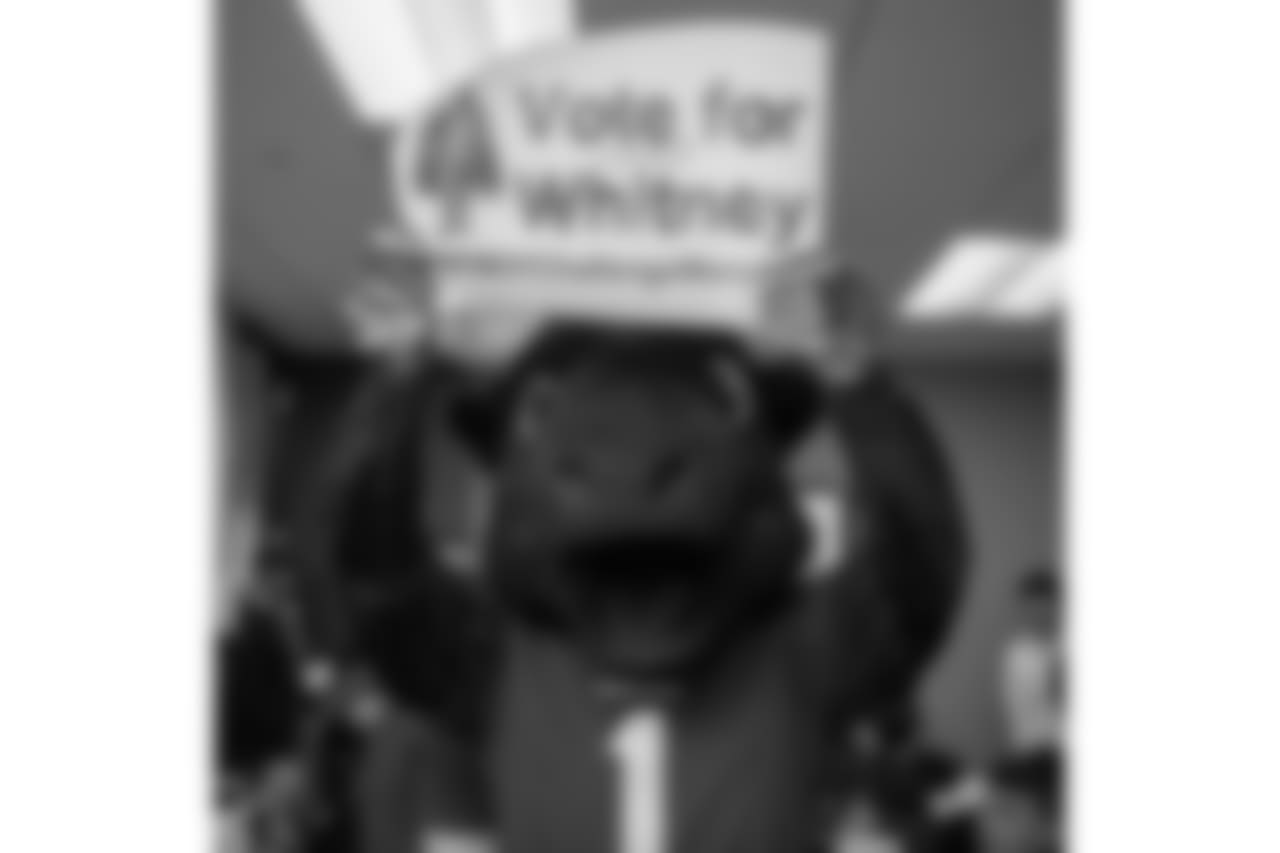 An image from the Dec. 19, 2018 community development event featuring Whitney Mercilus at Easter Seals.