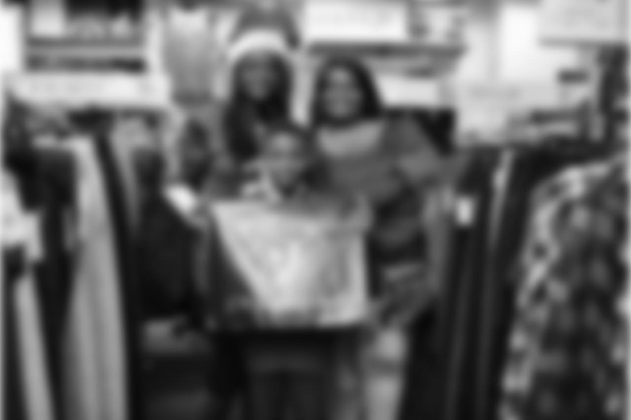 An image from the Nov. 27, 2018 event at Palais Royal in which Andre Hal took Provision students on a shopping spree.