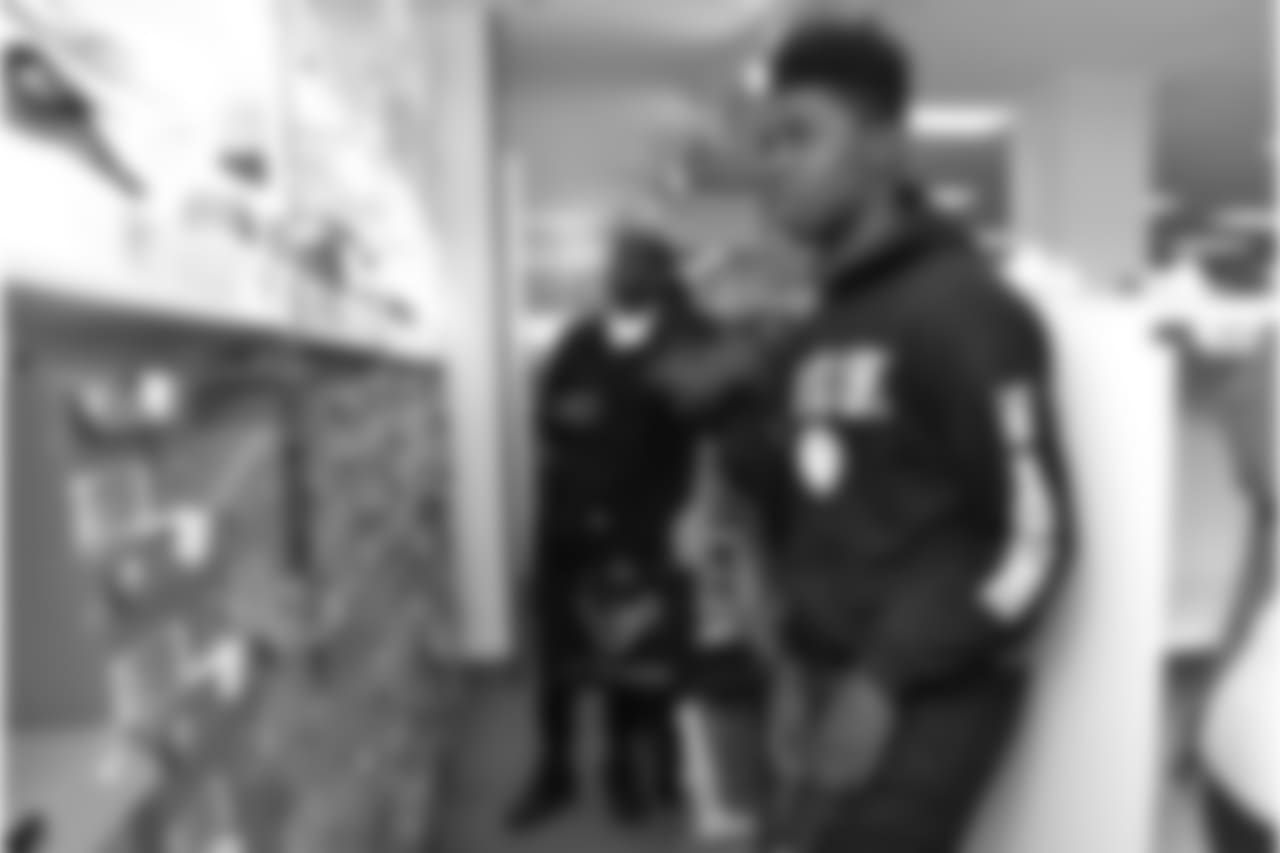 An image from the Nov. 27, 2018 event at Palais Royal in which Andre Hal took Provision students on a shopping spree.