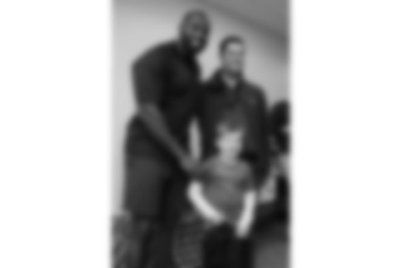 An image from the Dec. 19, 2018 community development event featuring Whitney Mercilus at Easter Seals.