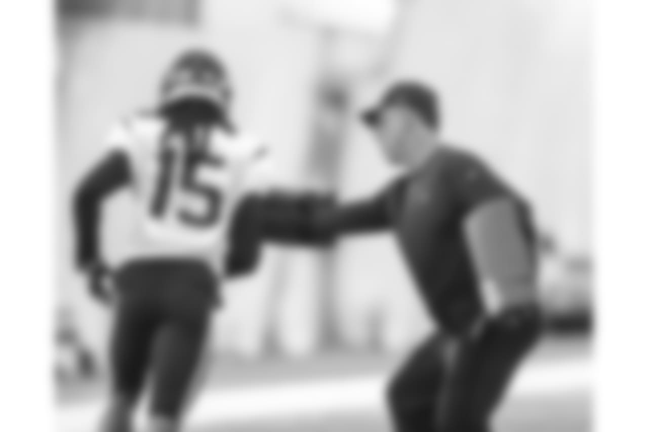 A Sept. 6, 2018 image of a regular season Texans practice.
