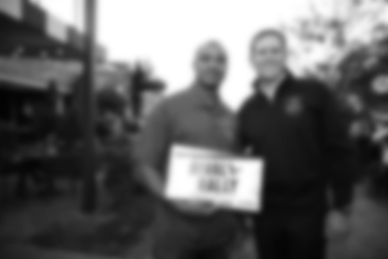 An image from the Jan. 4, 2019 Rival Fan Rally in Rice Village in Houston, Texas.