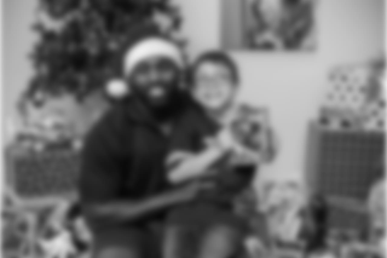 An image from the Dec. 19, 2018 community development event featuring Whitney Mercilus at Easter Seals.