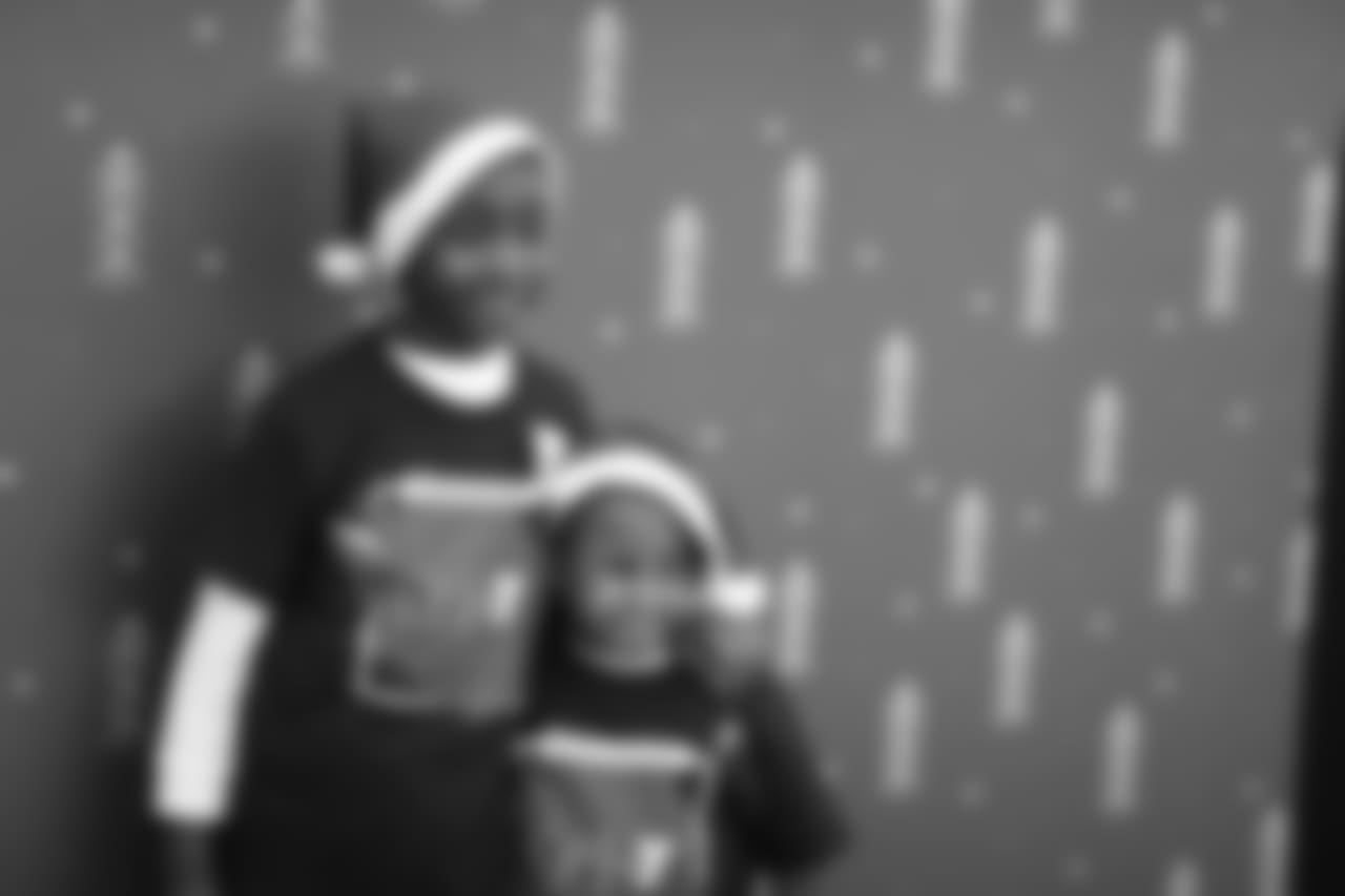 An image from the Dec. 20 2018 community development event. The Lady Texans threw a Holiday Party for the Texans YMCA at NRG Stadium.