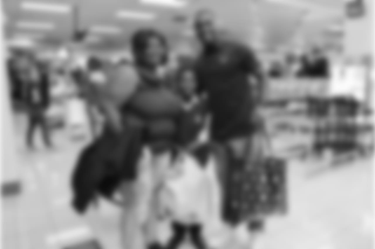 An image from the Nov. 27, 2018 event at Palais Royal in which Andre Hal took Provision students on a shopping spree.