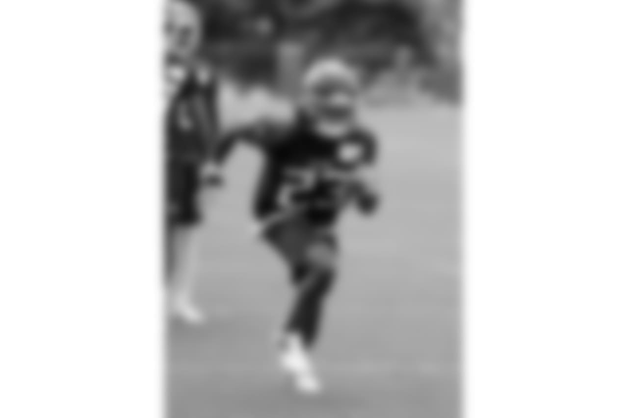 Tennessee Titans cornerback Tye Smith (23) runs a drill during NFL football minicamp Wednesday, June 13, 2018, in Nashville, Tenn. (AP Photo/Mark Humphrey)