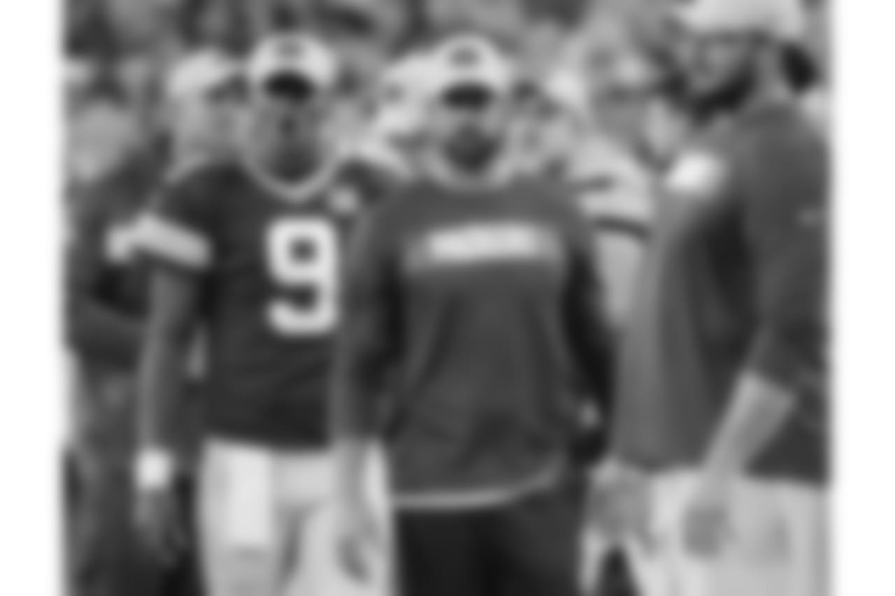 Green Bay Packers' Aaron Rodgers is seen on the sideline during the first half of a preseason NFL football game against the Tennessee Titans Thursday, Aug. 9, 2018, in Green Bay, Wis. (AP Photo/Mike Roemer)