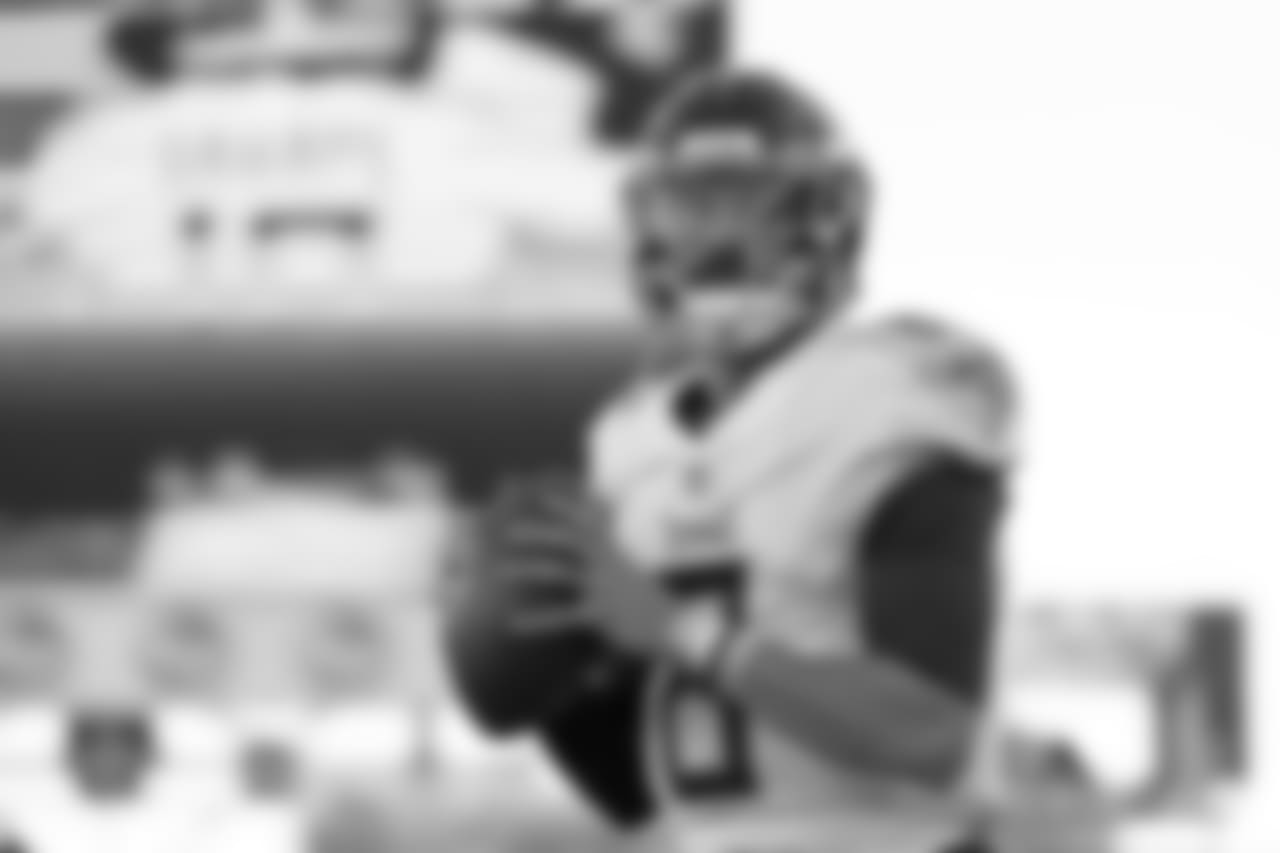 Tennessee Titans quarterback Marcus Mariota (8) prior to an NFL football game against the Washington Redskins, Saturday, Dec. 22, 2018 in Nashville, TN. (Aaron Doster via AP)