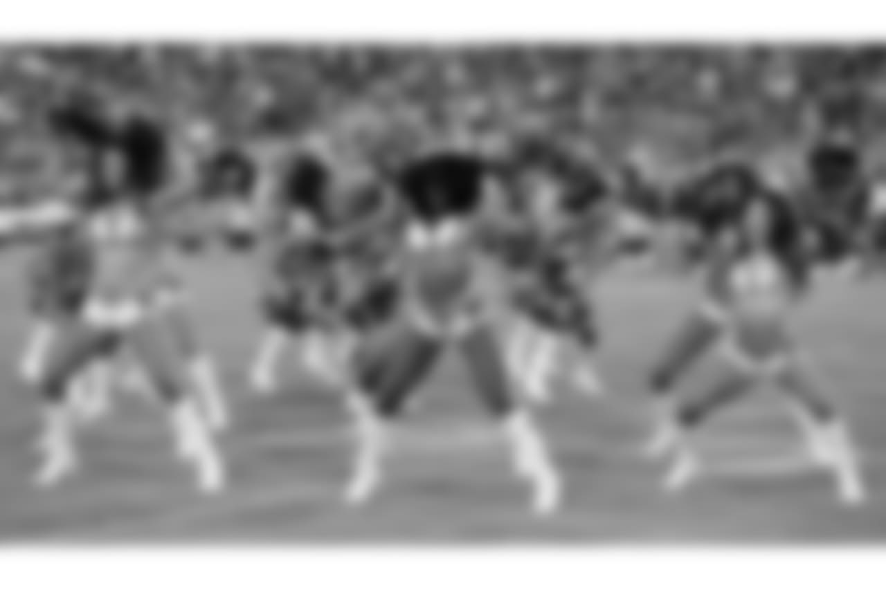 Tennessee Titans cheerleaders perform in the first half of a preseason NFL football game between the Titans and the Tampa Bay Buccaneers Sunday, Aug. 19, 2018, in Nashville, Tenn. (AP Photo/Mark Zaleski)