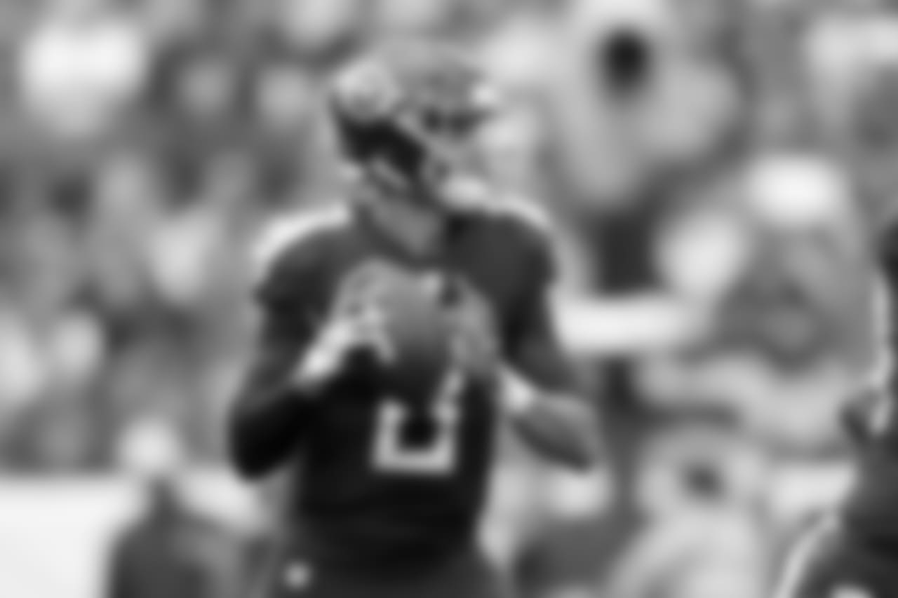 Tennessee Titans quarterback Marcus Mariota passes against the Baltimore Ravens in the first half of an NFL football game Sunday, Oct. 14, 2018, in Nashville, Tenn. (AP Photo/Wade Payne)