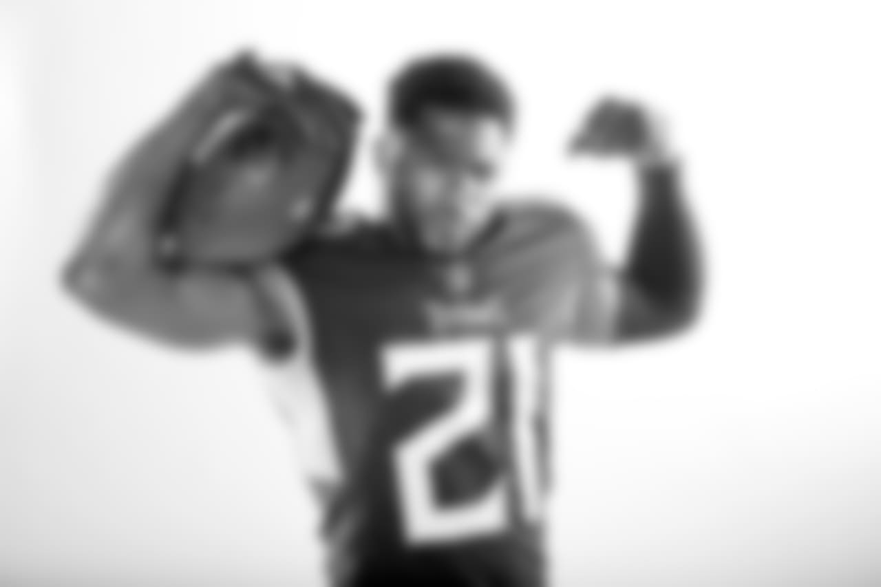 Tennessee Titans cornerback Malcom Butler poses June 11, 2018, in Nashville, Tenn. (AP Photo/Mark Humphrey)