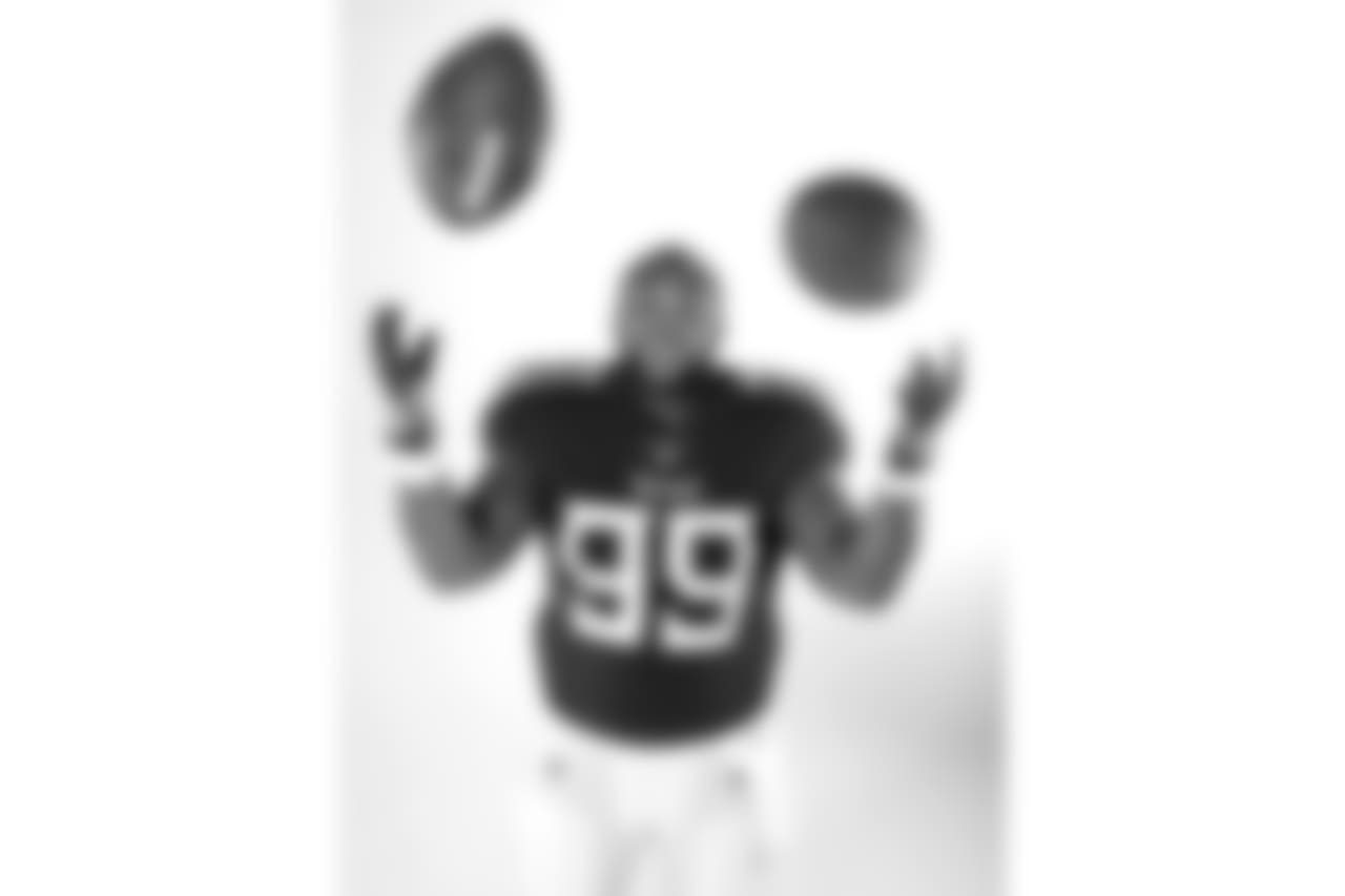 Tennessee Titans defensive end Jurrell Casey poses June 11, 2018, in Nashville, Tenn. (AP Photo/Mark Humphrey)