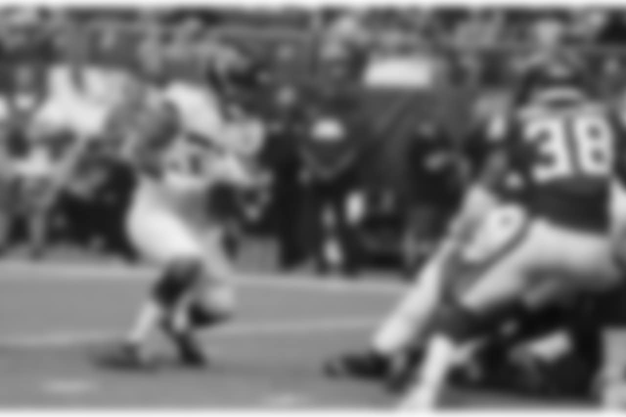 Jacksonville Jaguars running back Brandon Wilds scores on a 1-yard touchdown run during the second half of an NFL preseason football game against the Minnesota Vikings, Saturday, Aug. 18, 2018, in Minneapolis. (AP Photo/Bruce Kluckhohn)