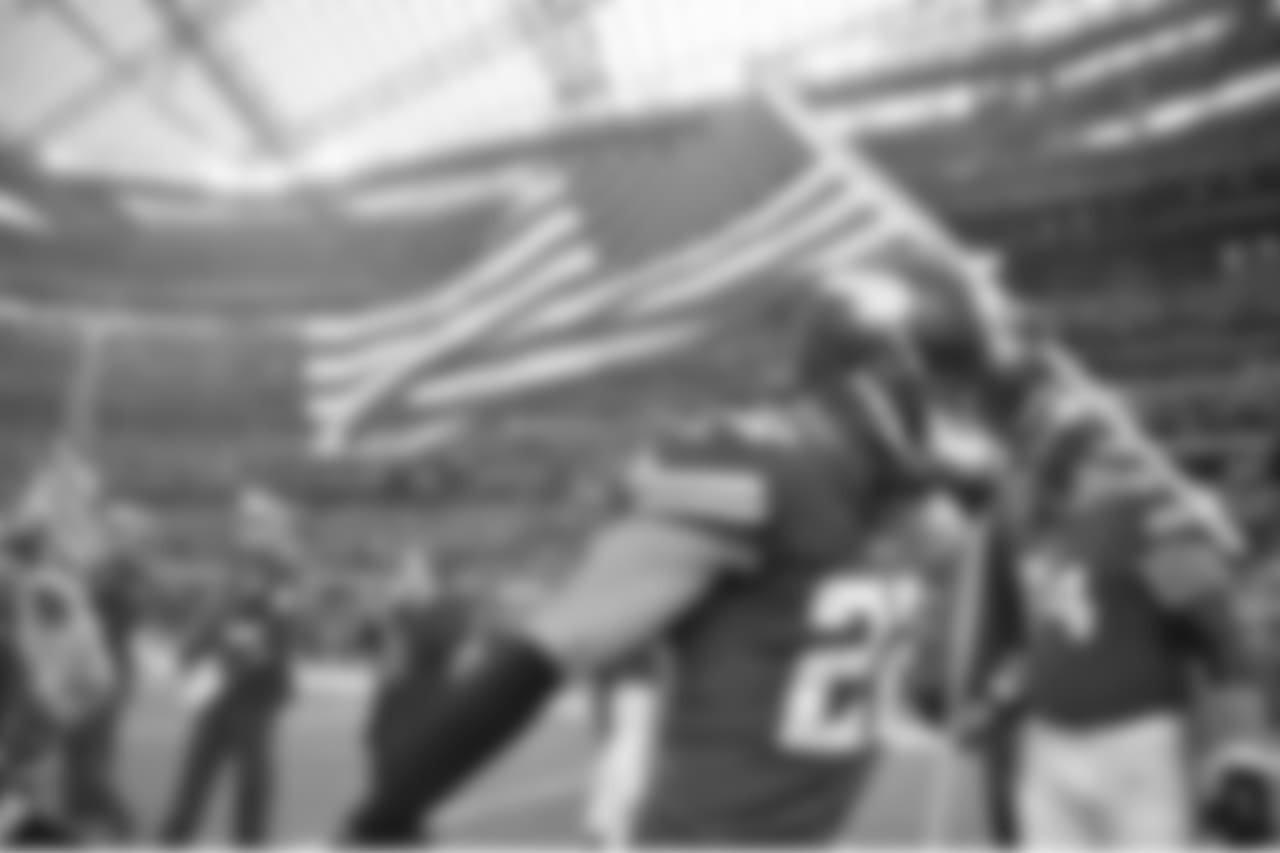 An image from November 4, 2018 regular season home game against the Detroit Lions. The Vikings won 24-9.
